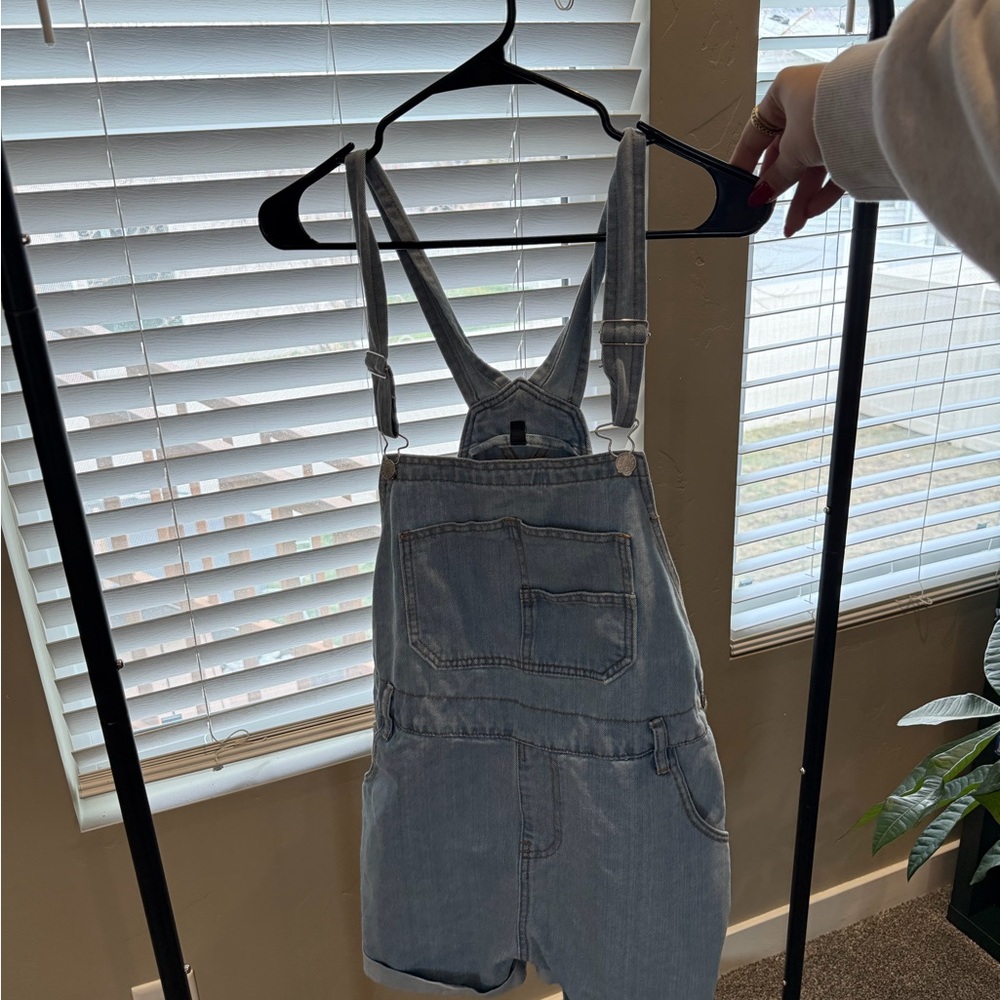Light Blue Denim Overalls